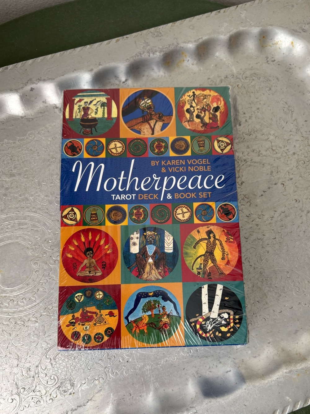 Motherpeace Tarot Deck & Book Set - Blue and Yellow